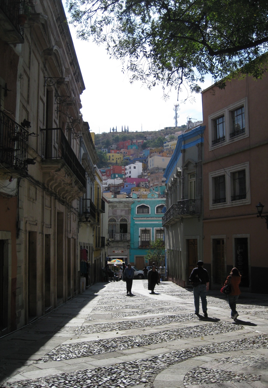 Colorful hills of Guanajuato/