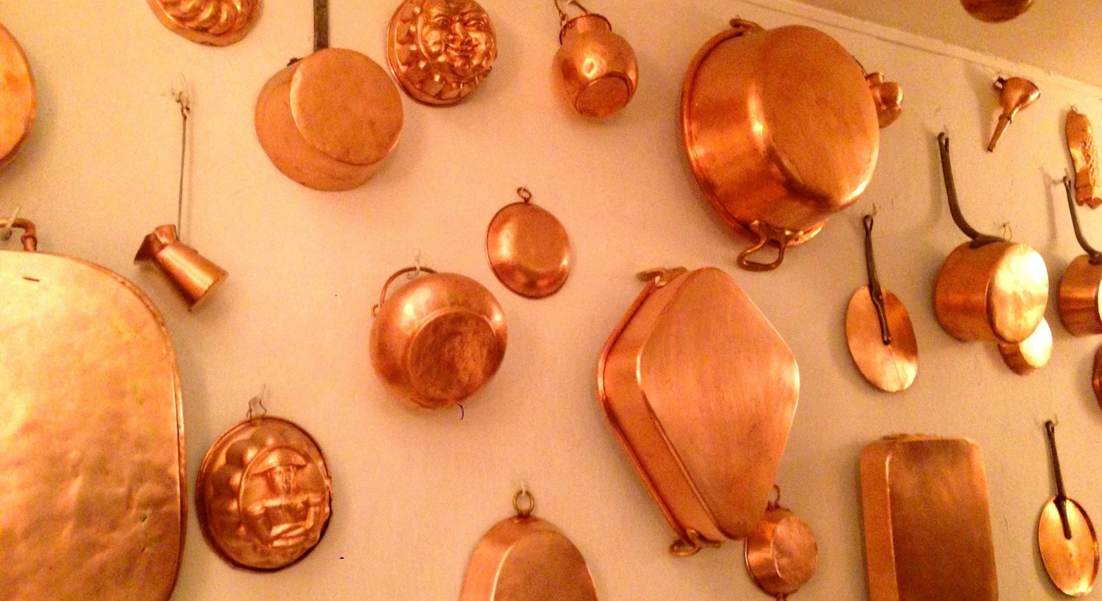 And their copper decoration/