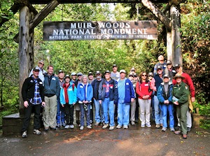 The hike gang, Muir Woods National Monument