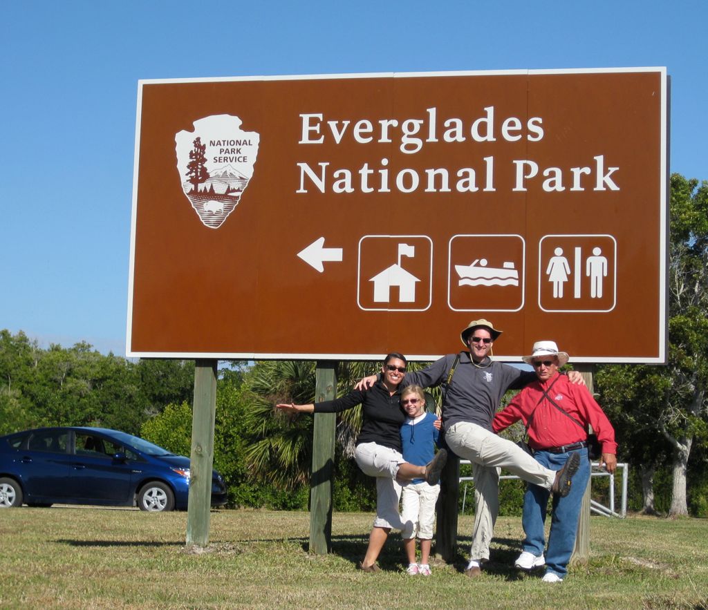 The four of us and the Prius/