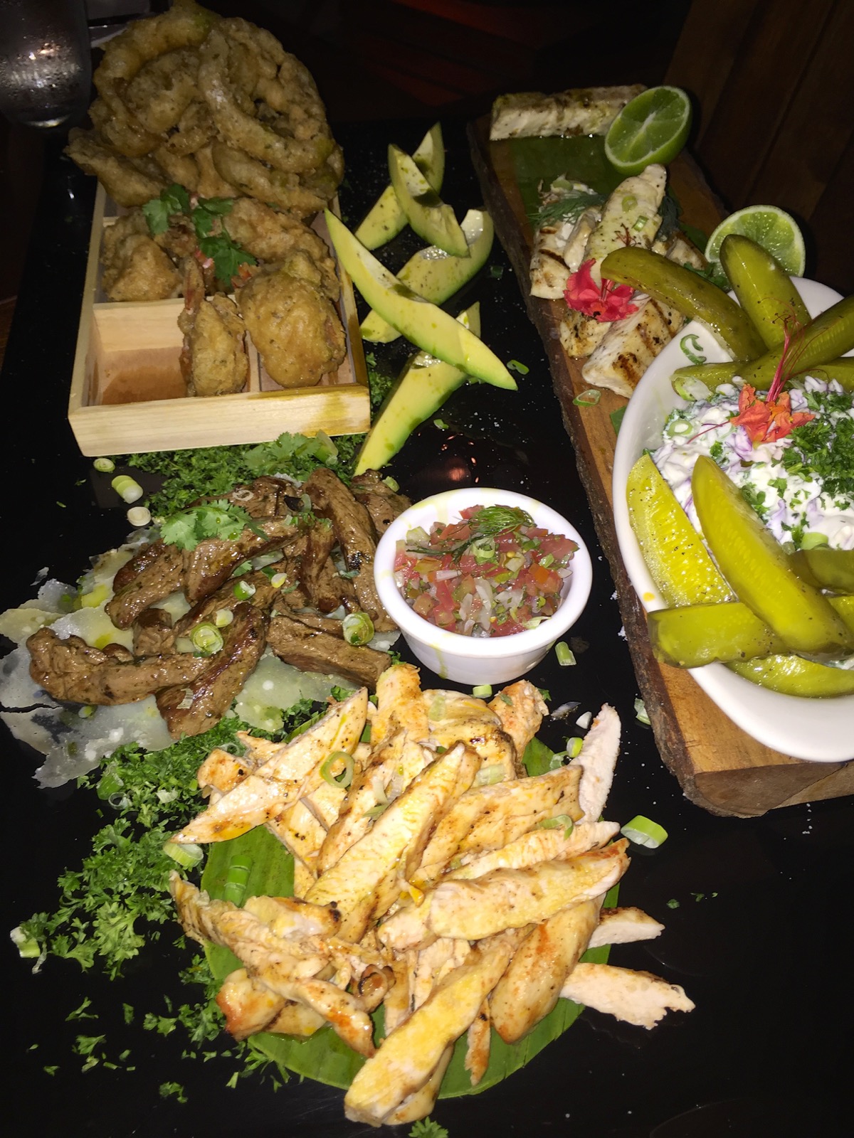 A massive plank of food/