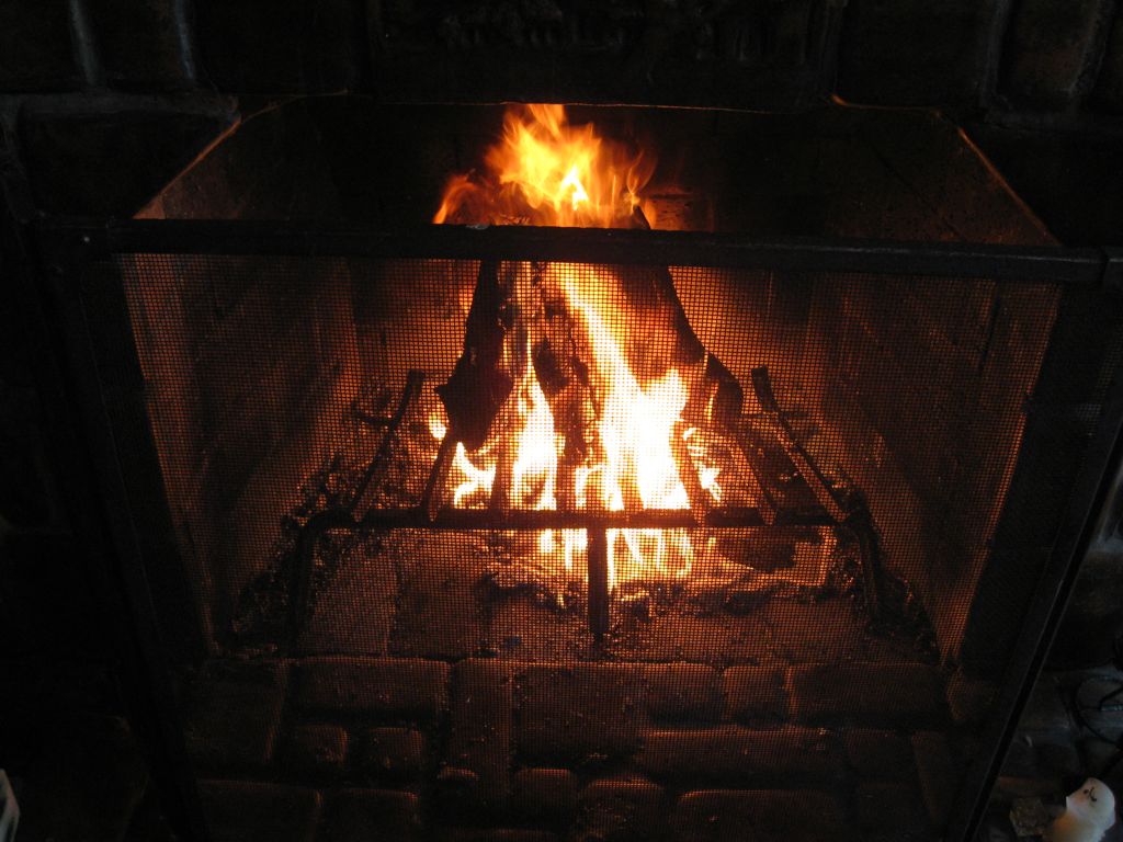 Thank goodness for the fire/