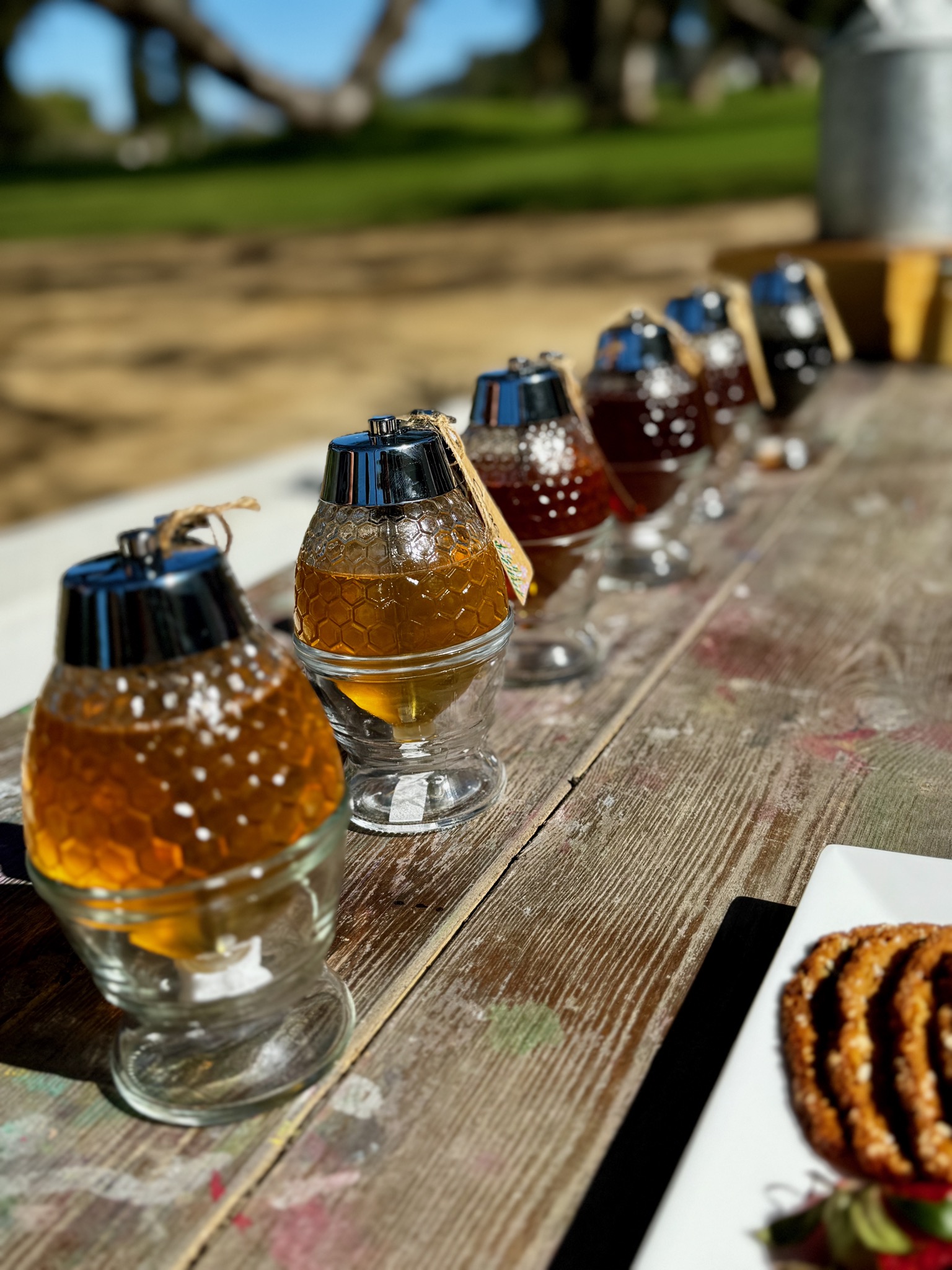 Honey tasting!/905 Country Club Road Spa Cafe, Ojai, CA 93023, USA