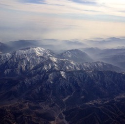 Flying into Palm Springs