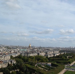 Paris from the top of Eiffel Tower/
		    