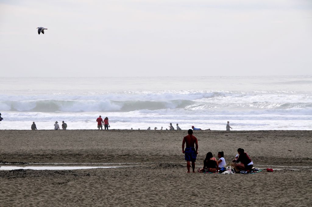 Crazy waves at Ocean beach/