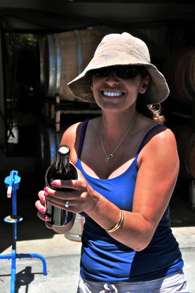 Assana's first cork job!/