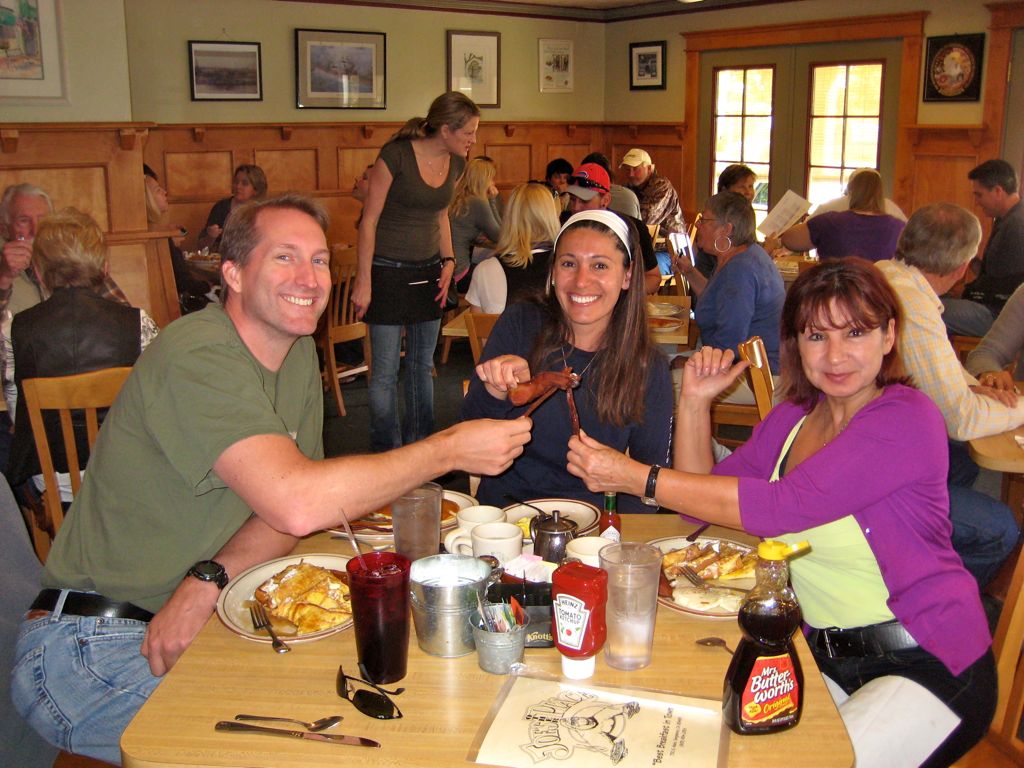 Bacon toast! Cheers!/