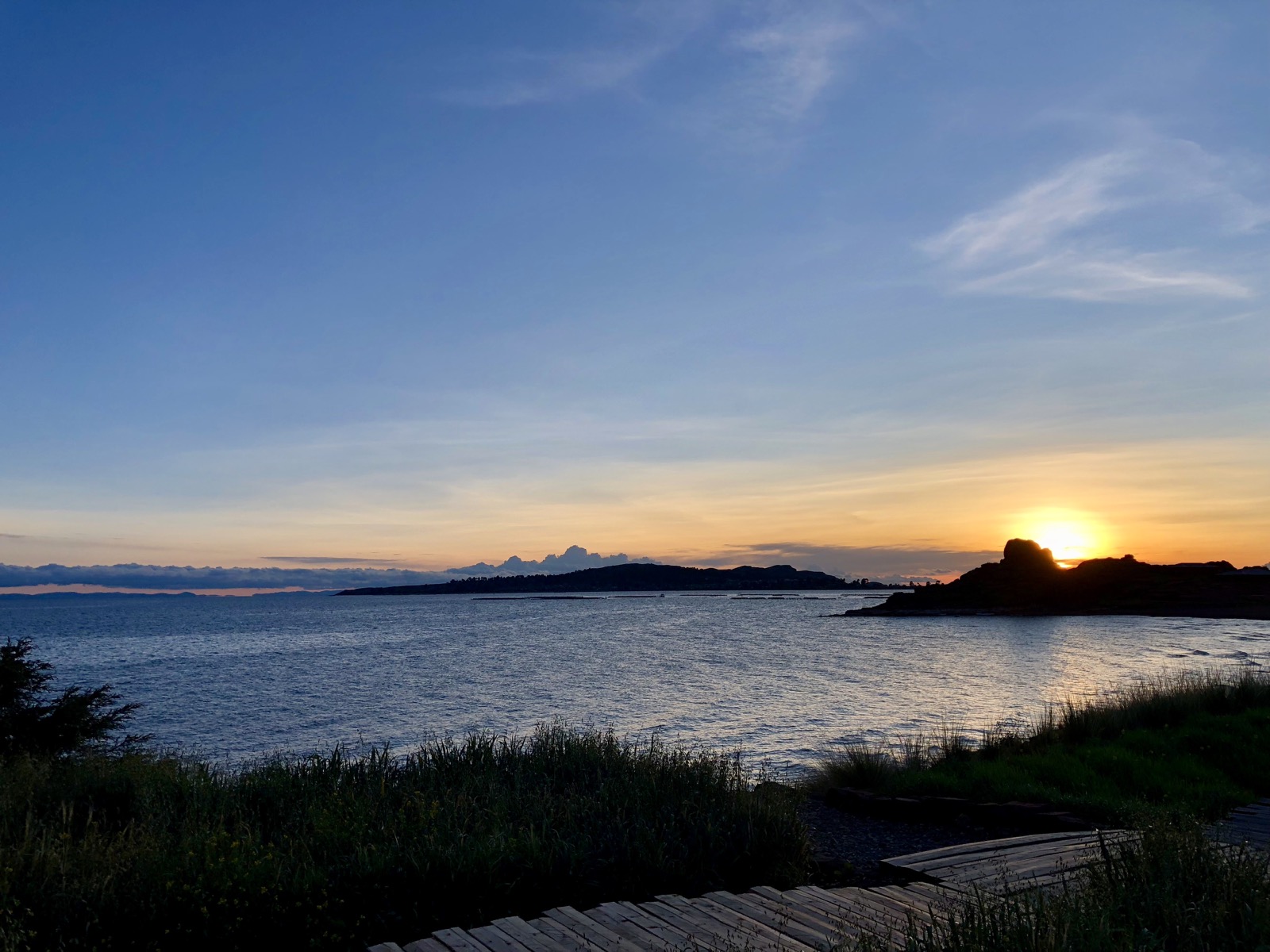 Last sunrise before heading to the jungle/