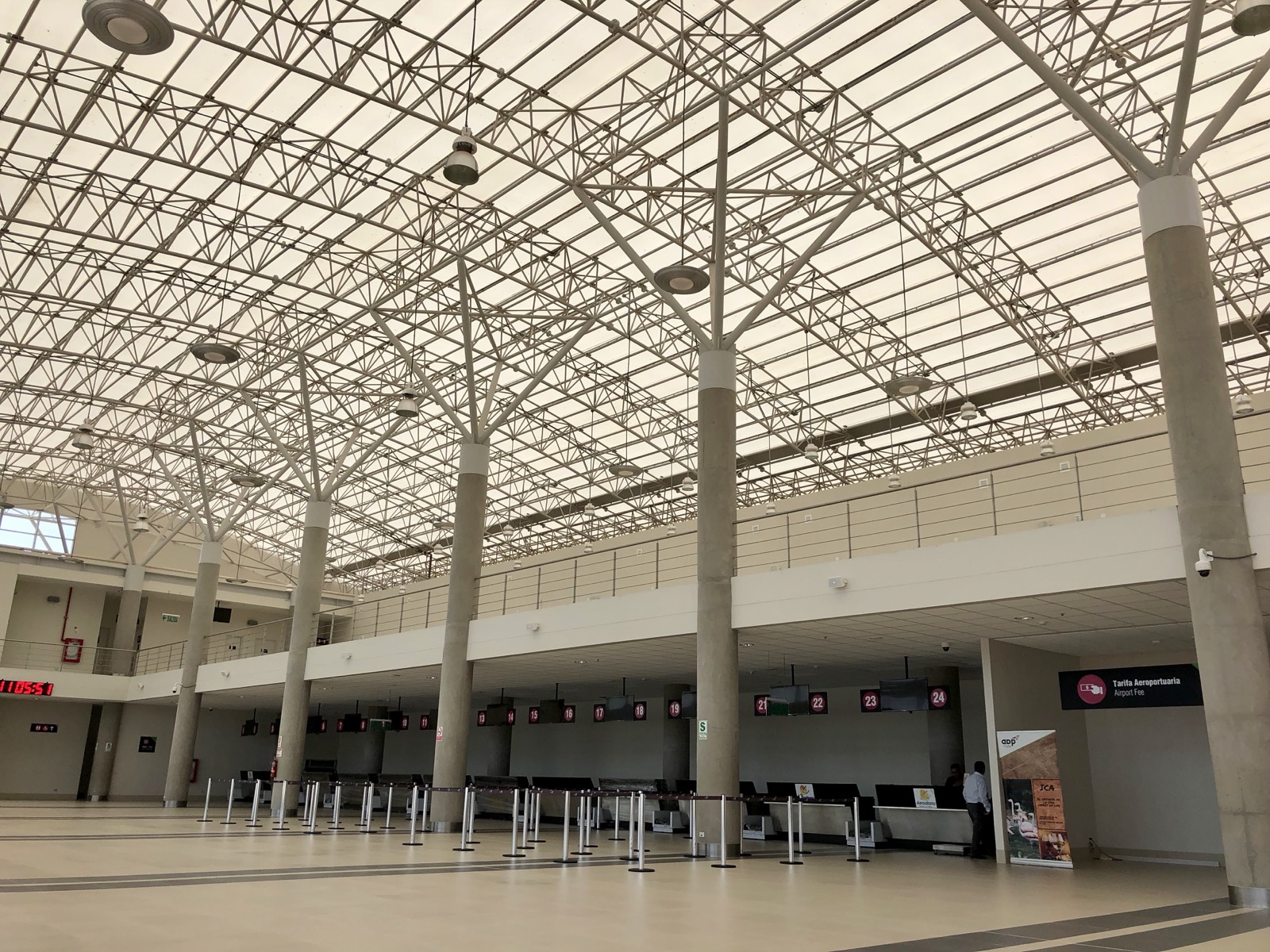 And the emptiest airport/