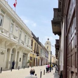 Lima's historic center/
		    