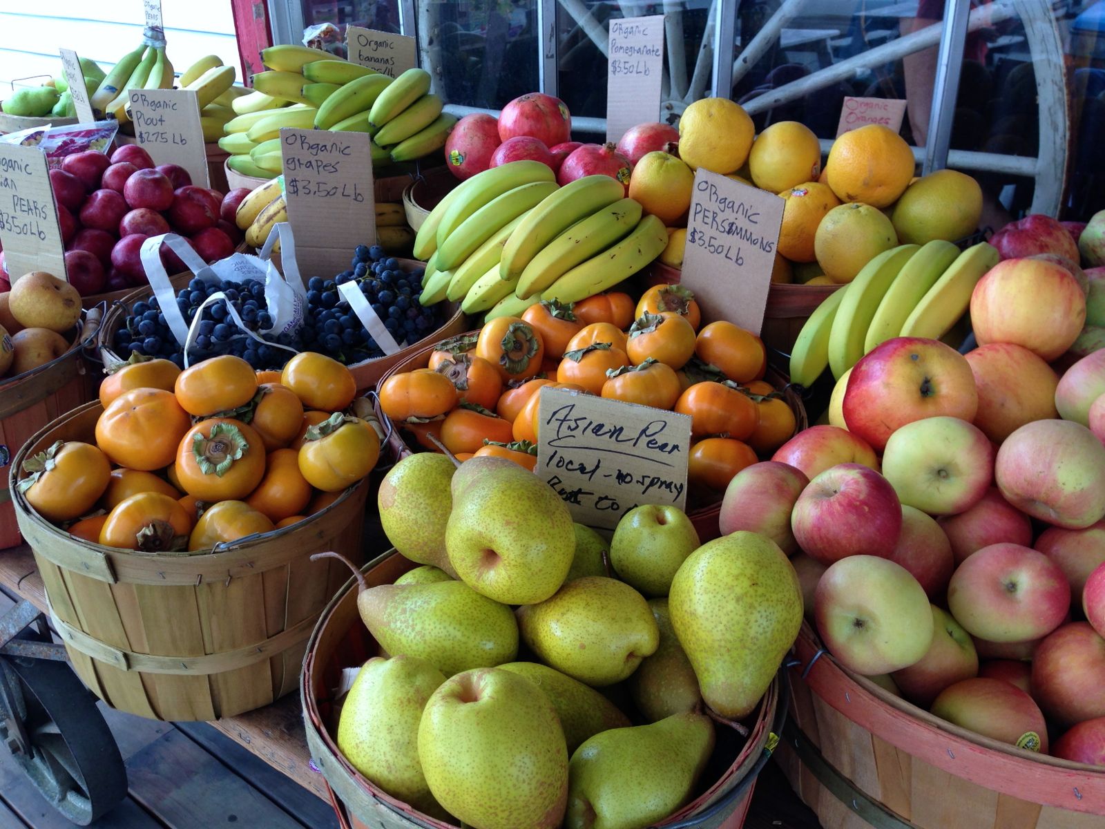 Beautiful veggies at Point Reyes Station/
