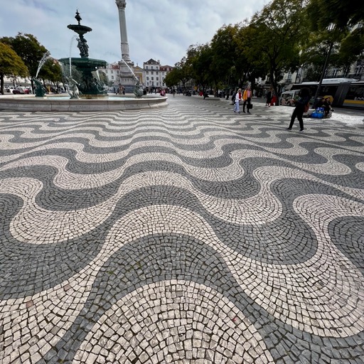 Whoa! Mosaics of Rossio/
		    Praça Dom Pedro IV 62, 1249-970 Lisboa, Portugal