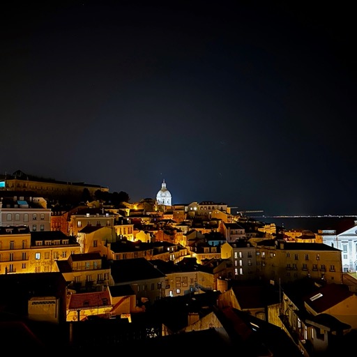 Lisbon at night/
		    Beco de Santa Helena 19, 1100-117 Lisboa, Portugal