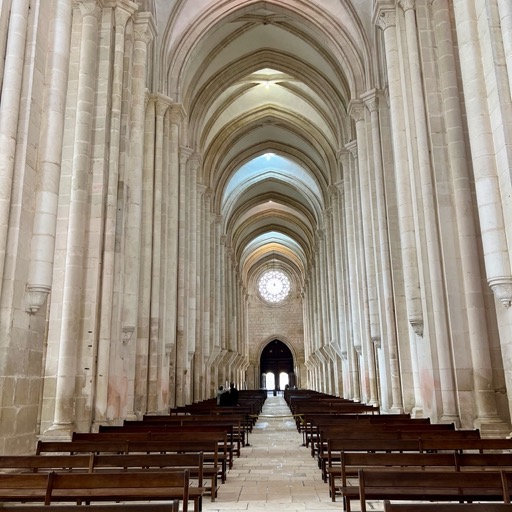 Massive chapel in Mosteiro de Santa Maria, Alcobaça /
		    R. Dom Pedro V 21 2460, 2460 Alcobaça, Portugal