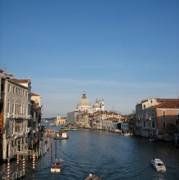 View from Ponte dell Accademia/
		    
