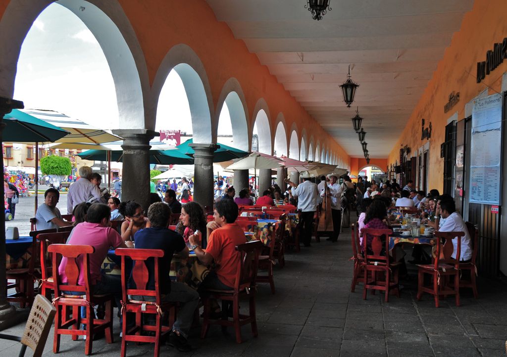 Cafés around the Zócalo/
