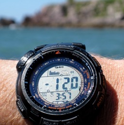 120 feet below sea level, according to Dan's watch!/
		    