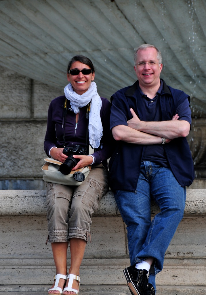 Assana & Chris, enjoying some down time/