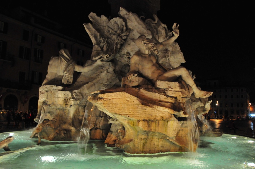 Fontana dei Quattro Fiumi, Piazza Navona/