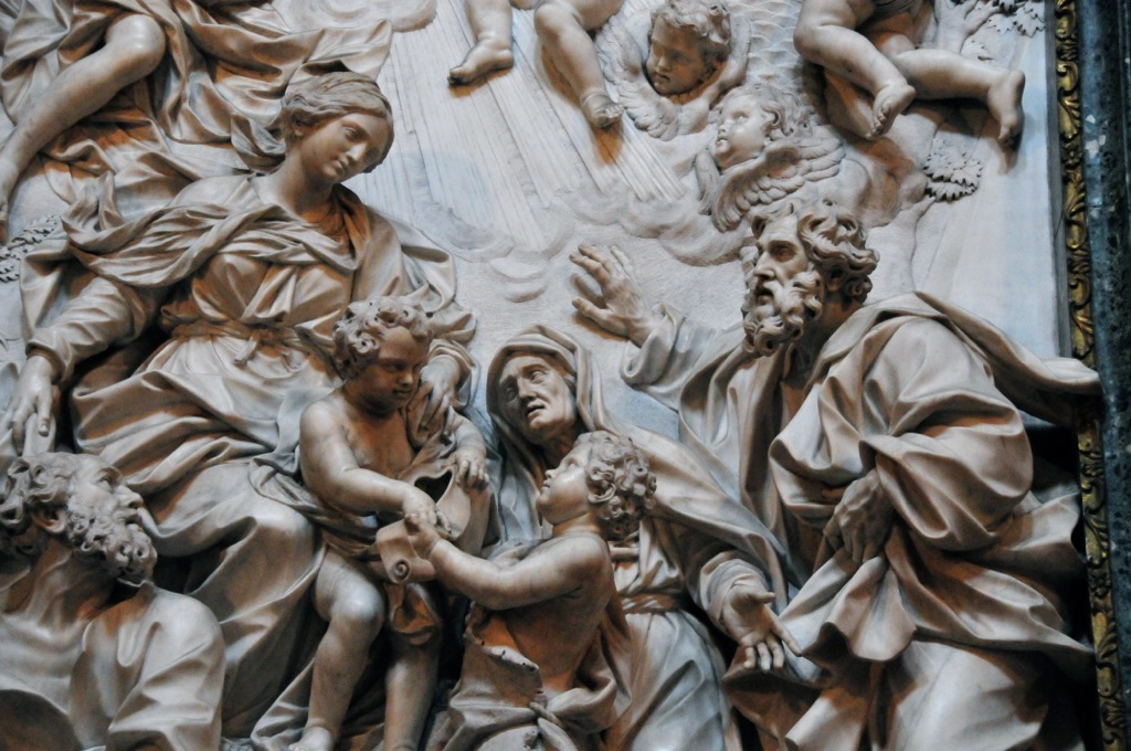 Relief in Sant'Agnese in Agone/