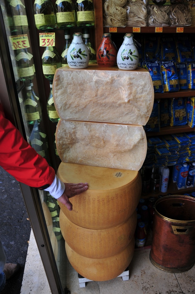 Fabulous Parmesan wheels/