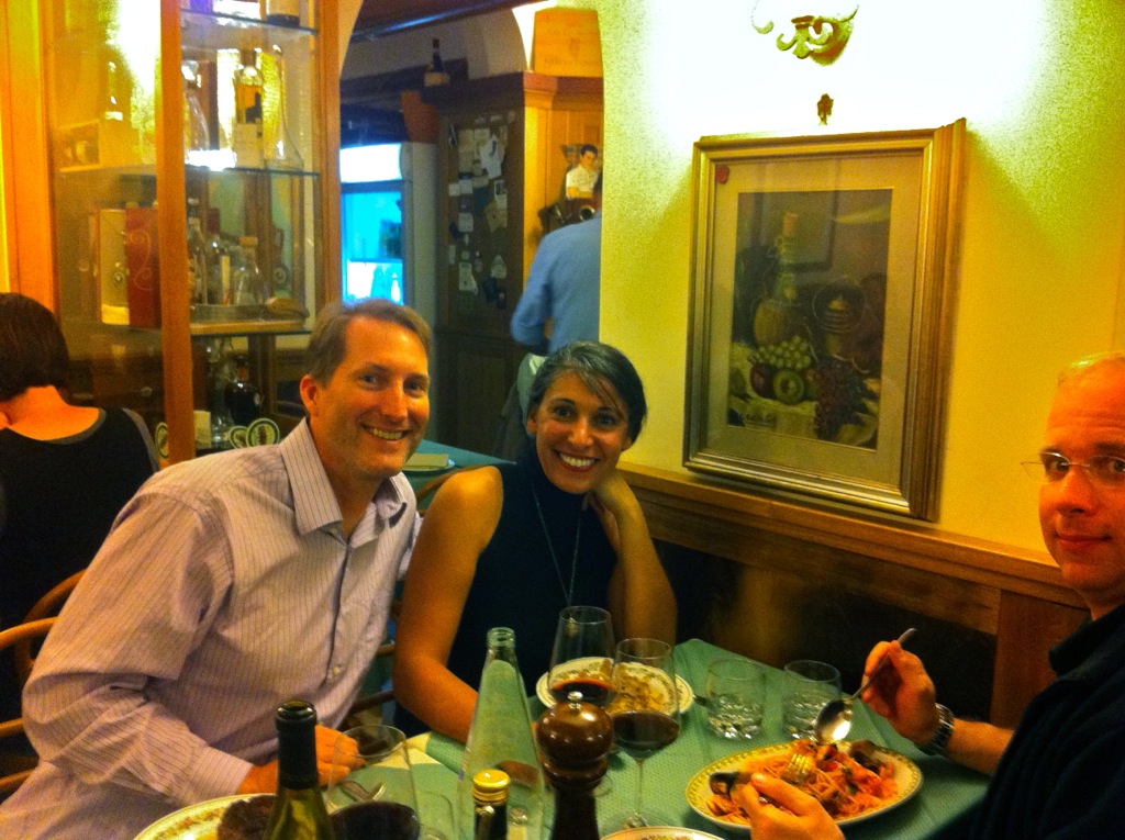 Dinner at Hostaria da Pietro.../
