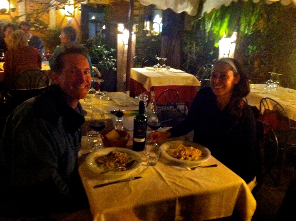 Last night's dinner at Santa Lucia/