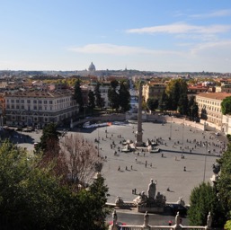 First stop: Piazza di Popolo/
		    