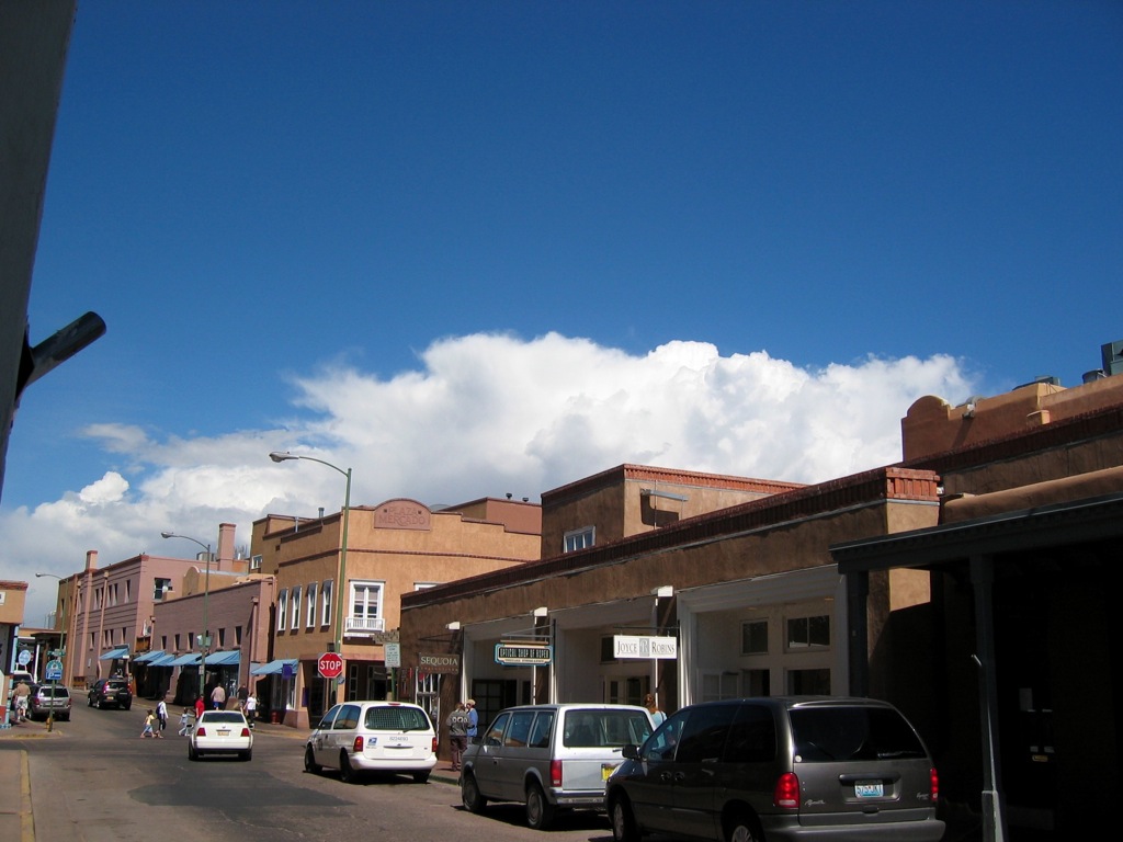 Taos's main drag/