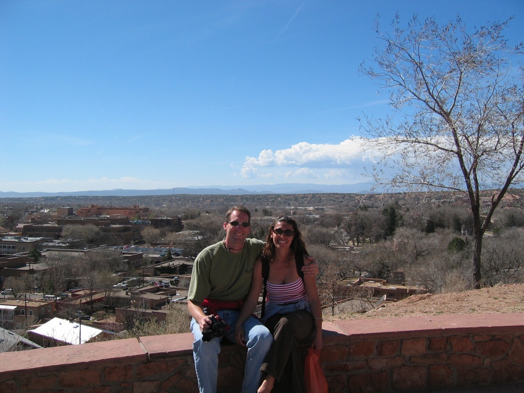 Looking over the town/