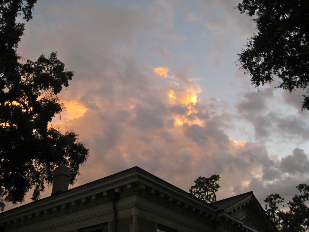 The thunderstorm was all around us.../