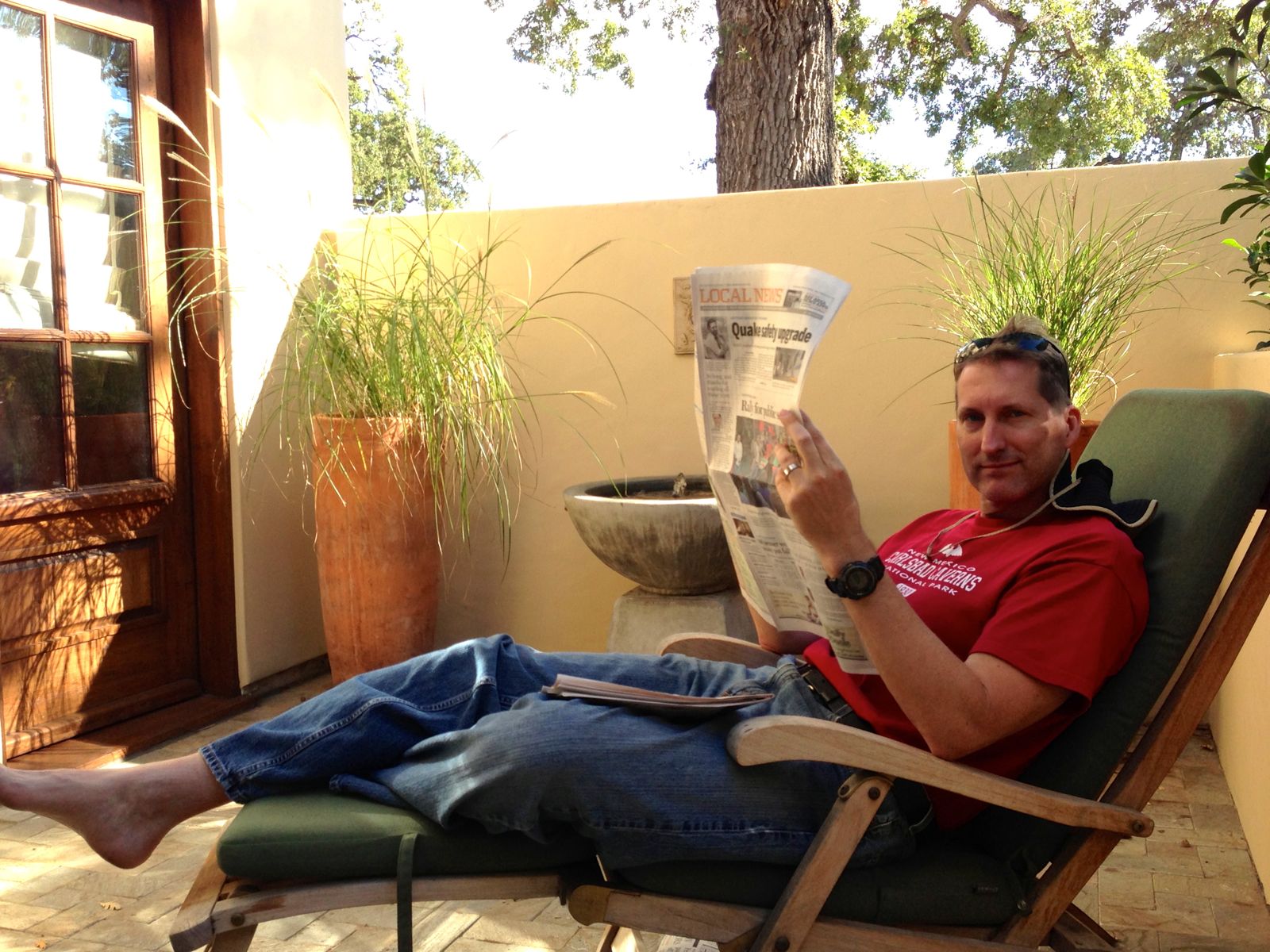 Relaxing at Hotel Cheval/