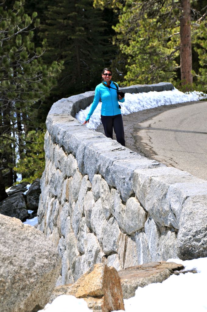 Breaking the law and walking on the road/