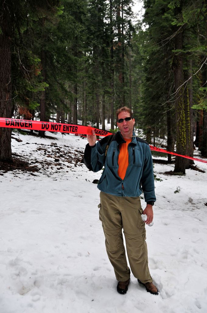 Teaching the "Danger" tape a lesson/