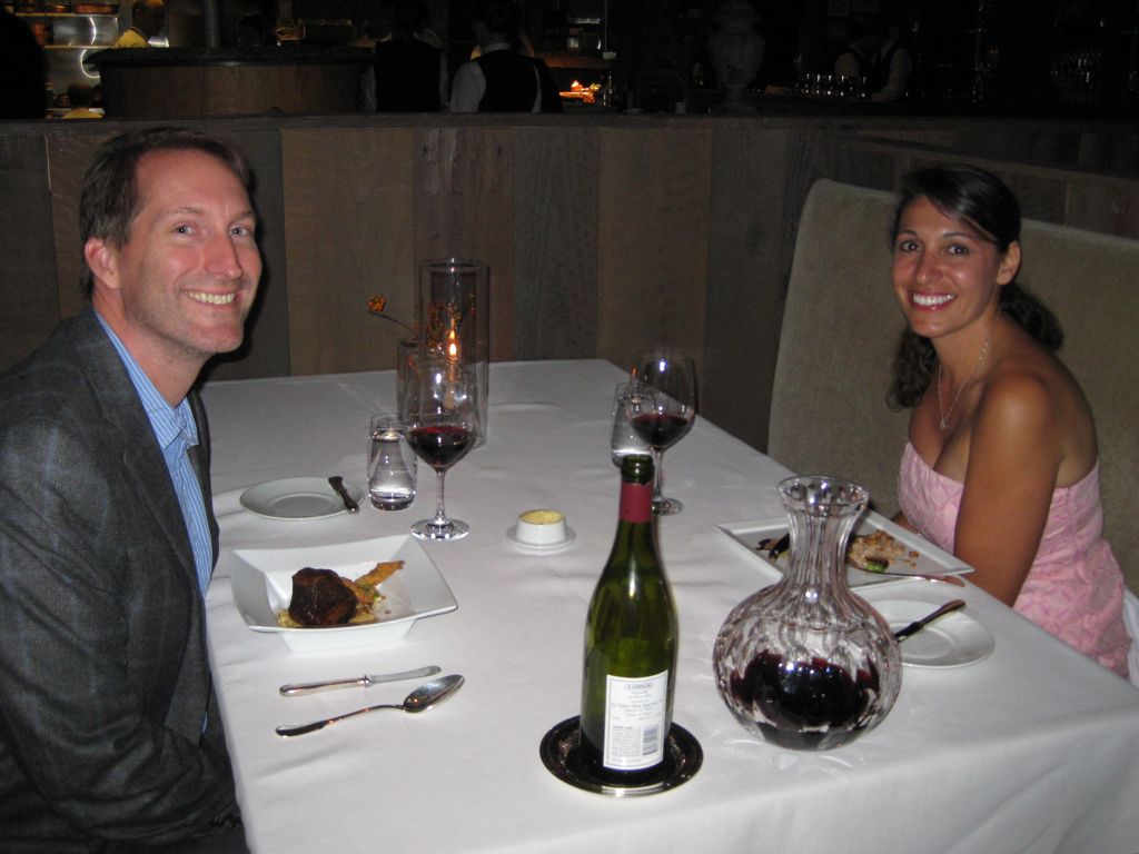 The evening of inappropriate silverware (read about it on http://danandassana.com/trips/smokies/)/