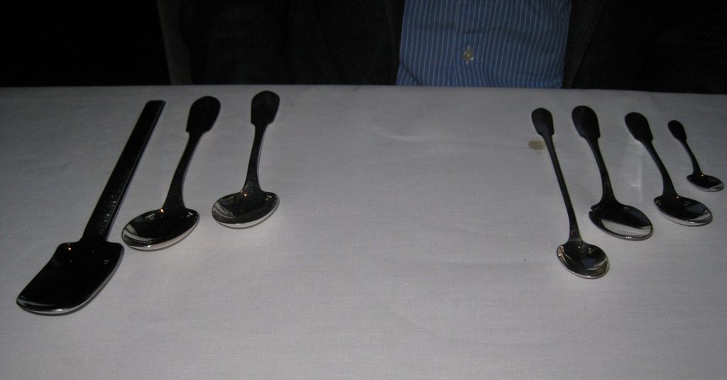 And an array of spoons for dessert!/