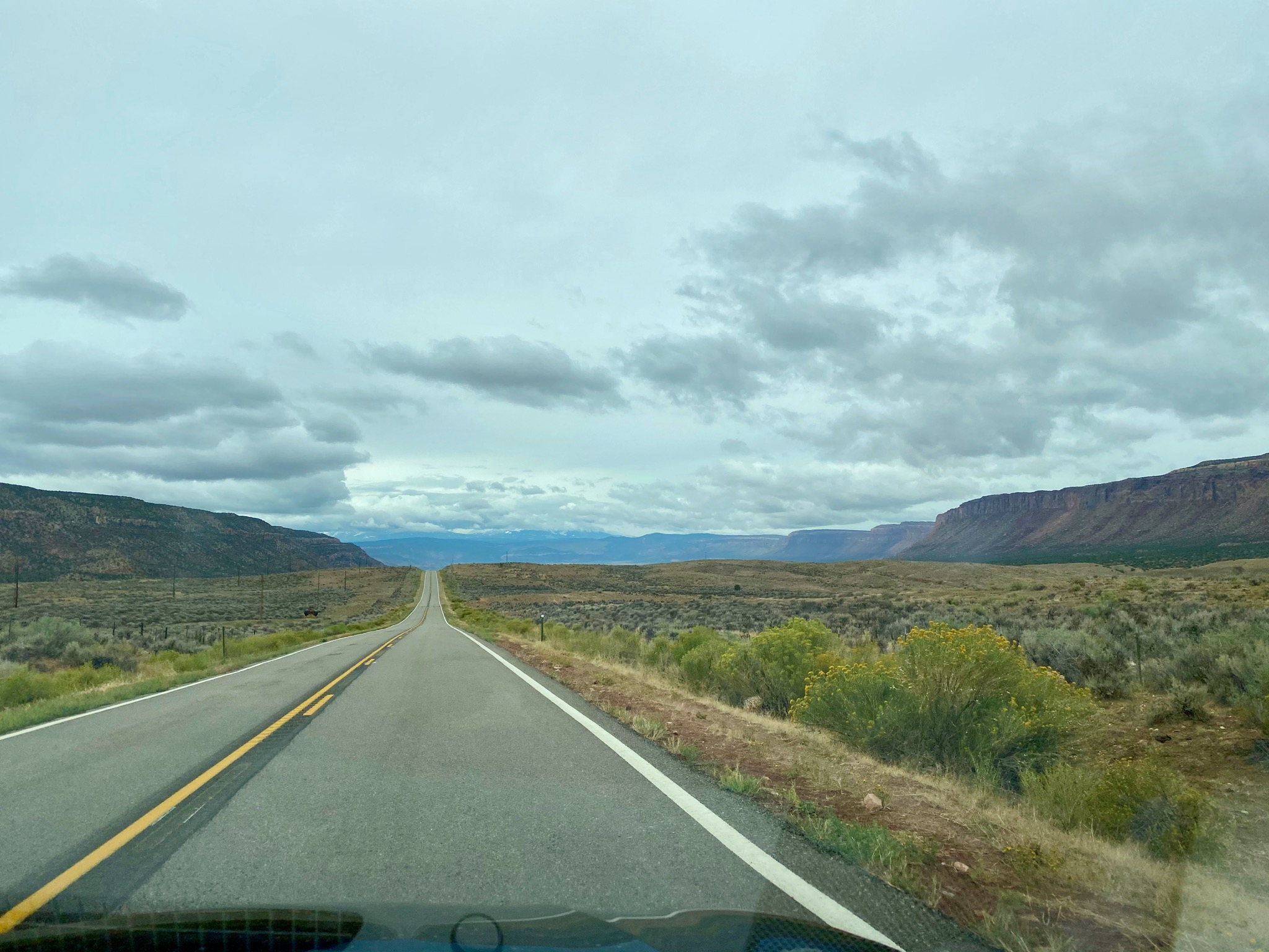 Lonely road back Utah/