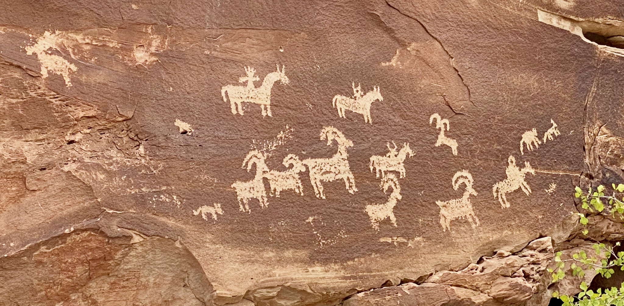Petroglyphs... well, many copies of the same glyph/