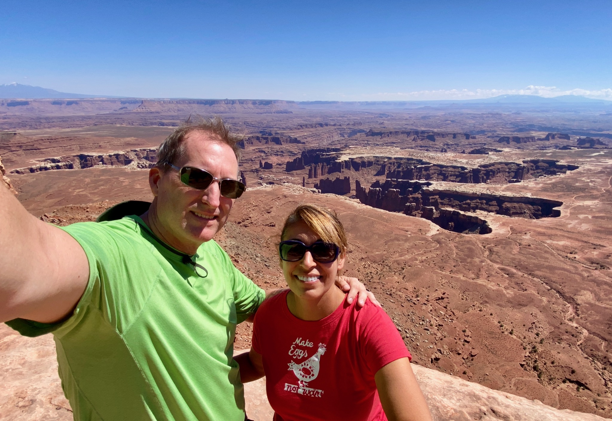 Canyons in the land/