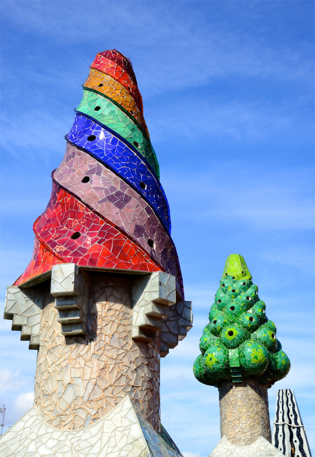 Pretty Gaudi chimneys/