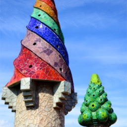 Pretty Gaudi chimneys/
		    