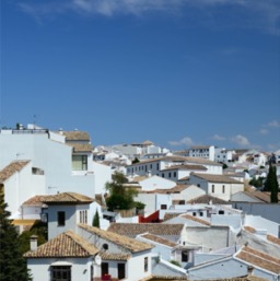 Pueblos Blancos, typical white-washed houses/
		    