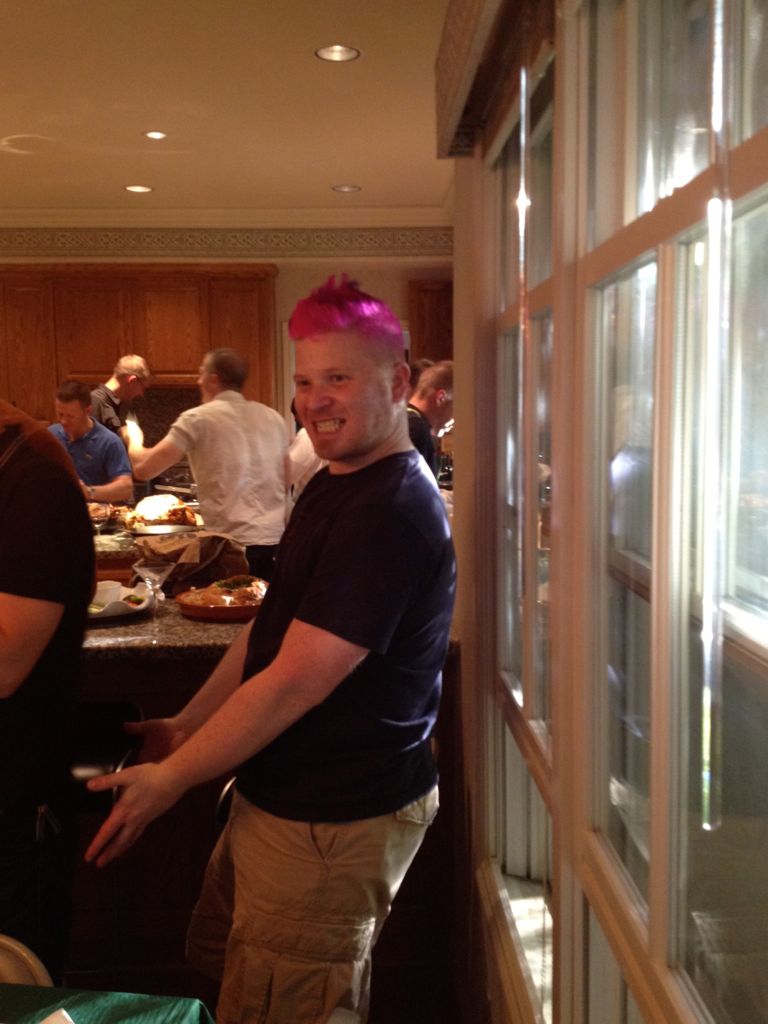 Matt grabbing some unexpecting ass/