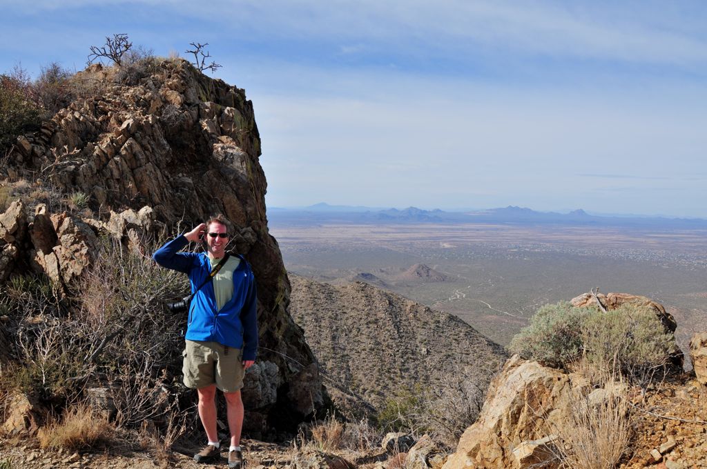 Almost at Wasson Peak/