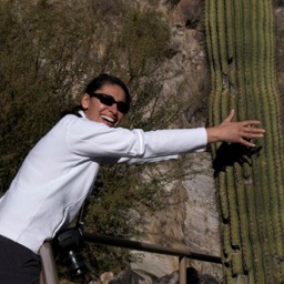 Really? You really want to hug the Saguaro?/
		    
