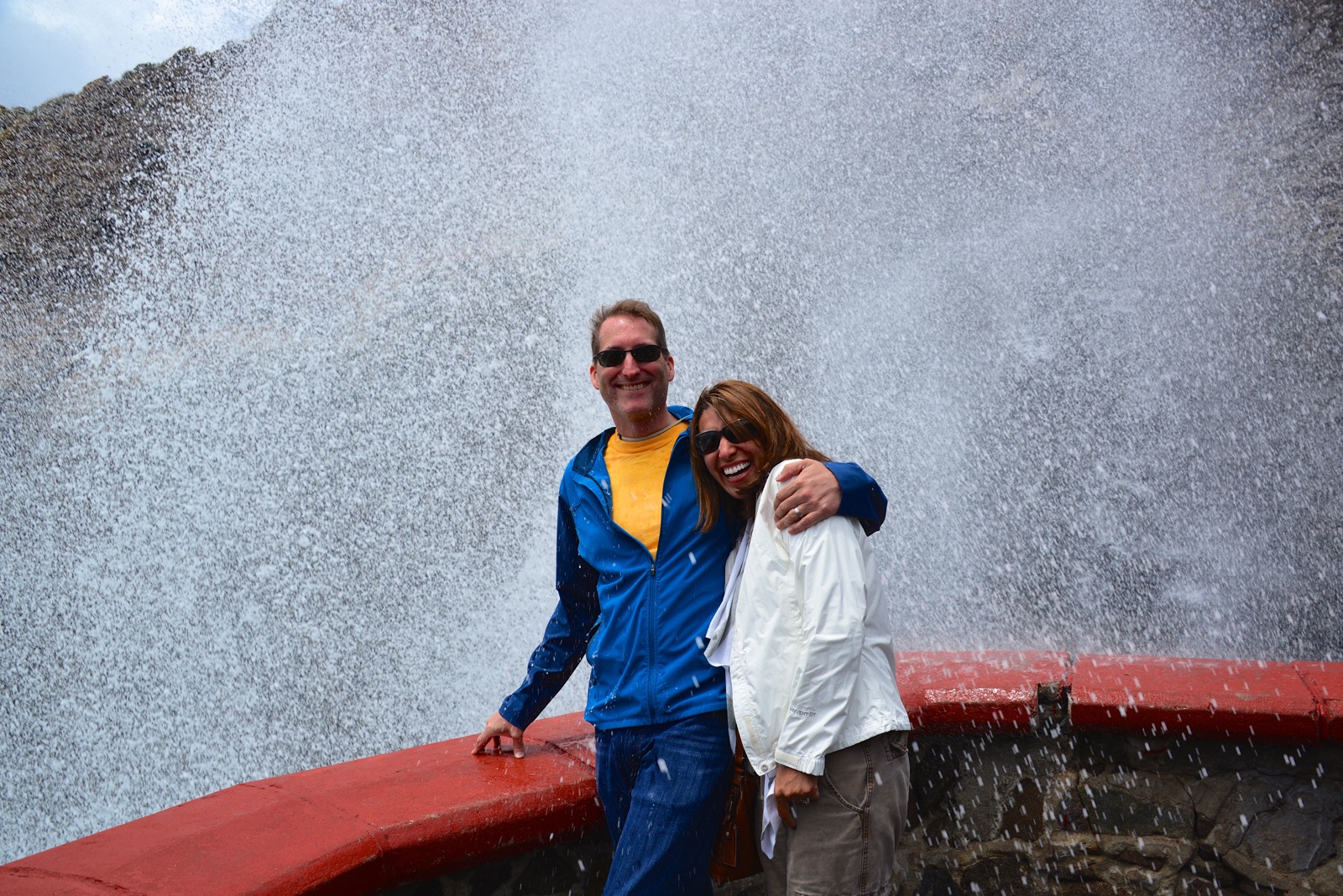 Nope... we don't learn... still wet!/