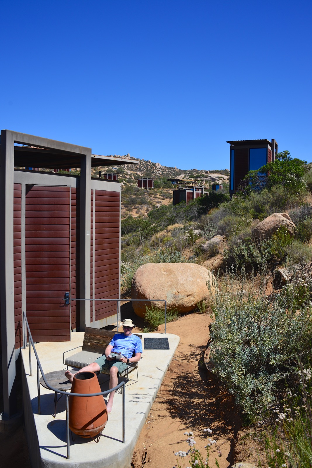 And on our departure date the sun comes out.../