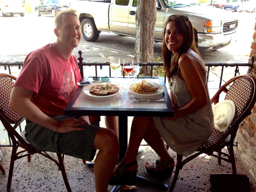 Last lunch as single people/