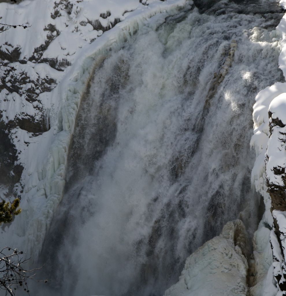 Frozen waterfall/